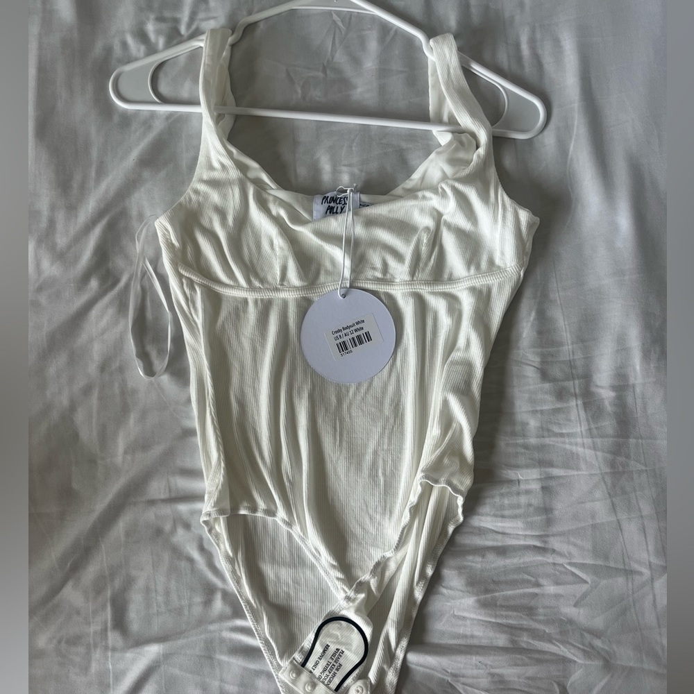 Princess Polly Crosby Bodysuit White | Size 8